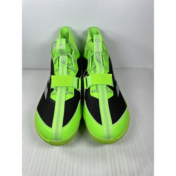 Size 13 Adidas Adizero Edge + METAL Solar Green/Black Men Baseball Cleats JS4119 main image 7